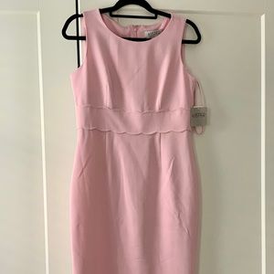 Kasper black sleeveless cocktail dress